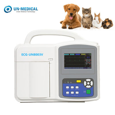 Monitor veterinario de las ventajas de varios canales ECG del mejor 12 con la interpretación UN8003V